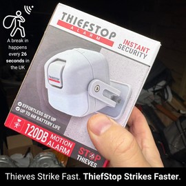 ThiefStop Shed Alarm & Home Security Motion Sensor