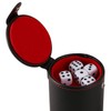 GWHOLE Dice Cup Dice Set Dice Stacking PU Leather Material