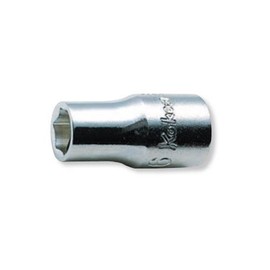 Yamashita Industrial Research Laboratory (Ko-ken) Socket, Hexagonal 2400M-4, Insertion Angle: 6.35 x Total Length: 0.9 x 0.9 inches (22 x 4 mm), 1 piece