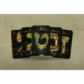 Ibiza Tarot Sacred Letters Art - Hebrew Alphabet - Major Arcana Cards | Fortune Telling Tarot Cards Deck for Beginners | Authentic Tarot Experience - Set of 22 Cards