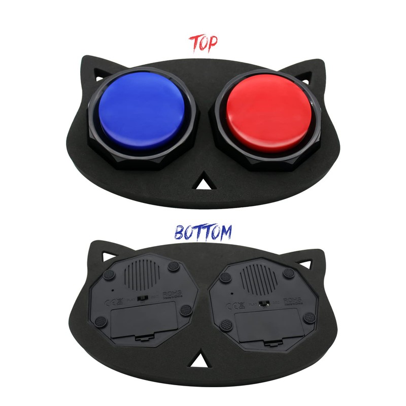 ANLIKY Dog Communication Sound Buttons with Mat, 30 Scene Training