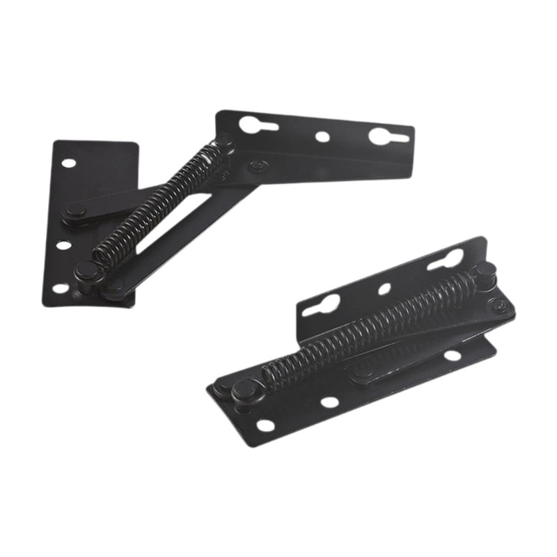 Milageto 2X 80 Degree Foldable Lifting Brackets Support Hinges Easy
