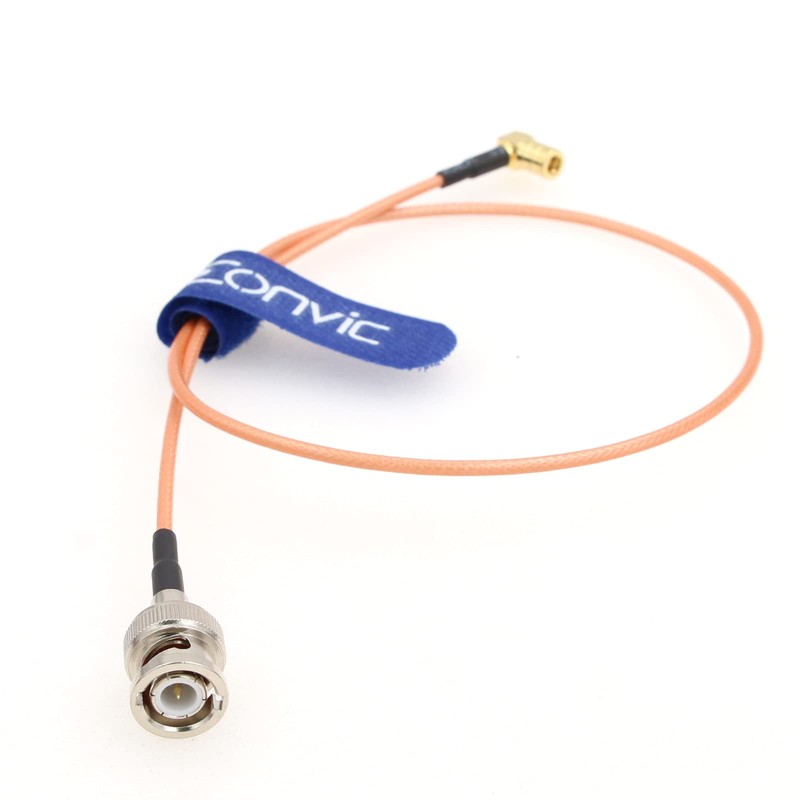 Eonvic Cables BNC Male to SMB Female Right Angle RF