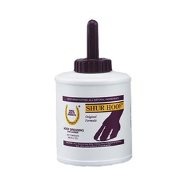 Horse Health Shur pezuña Crema hidratante con Cepillo para Polvo para Polvo para Cascos de Caballo