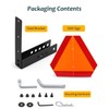 UTV Slow Moving Vehicle Sign Bracket Kit with Reflective SMV