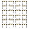 MARKY'S Mini Glass Jars With Tin Lids - 24 pack