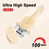 USB Stick,128gb USB Stick,USB 3.0 Flash Drive,USB 128gb,Wooden Guitar