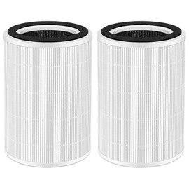 HOAXCINN Replacement Filter Compatible With ECOSELF HAP604 Air Purifiers, 3-In-1 Air Filter, H13 Efficiency Activated Carbon Filtration Hepa, 2-Pack