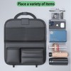 Ycpasta Foldable Car Table for Backseat Headrest with Big Pockets