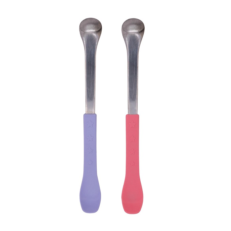 Nuby 2-in-1 Hot Safe Feeding Spoons - (2-Pack) Spoons for