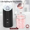 YANJDKLA Rechargeable Gravity Electric Salt and Pepper Grinder Set with