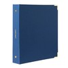 russell+hazel Mini Bookcloth Signature 3 Ring Binder, Office Supplies, Denim,
