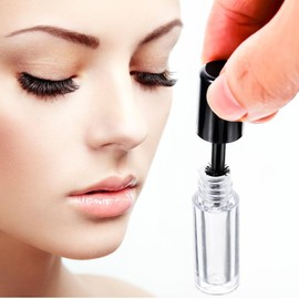 FOMIYES 20pcs Empty Mascara Tubes with Wand, Compact Acrylic Refillable Eyelash Cream Containers for Diy Makeup and Travel Storage