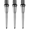 Mission Titan Pro Grooved Conversion Tips, Silver, 30 mm