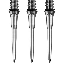 Mission Titan Pro Grooved Conversion Tips, Silver, 30 mm