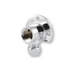 derClou24 5008013010 Chrome-Plated Brass Wall Plate (Ceiling Angle) for 1/2