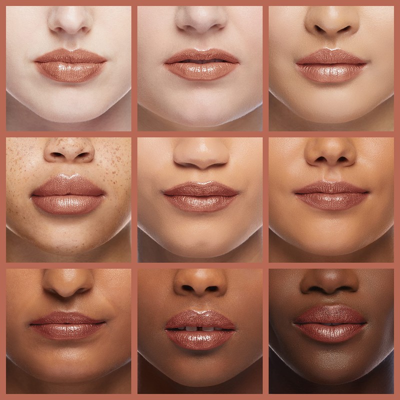 Gerard Cosmetics Glitter Lipstick (Hollywood Blvd), Nude Pink Lipstick with