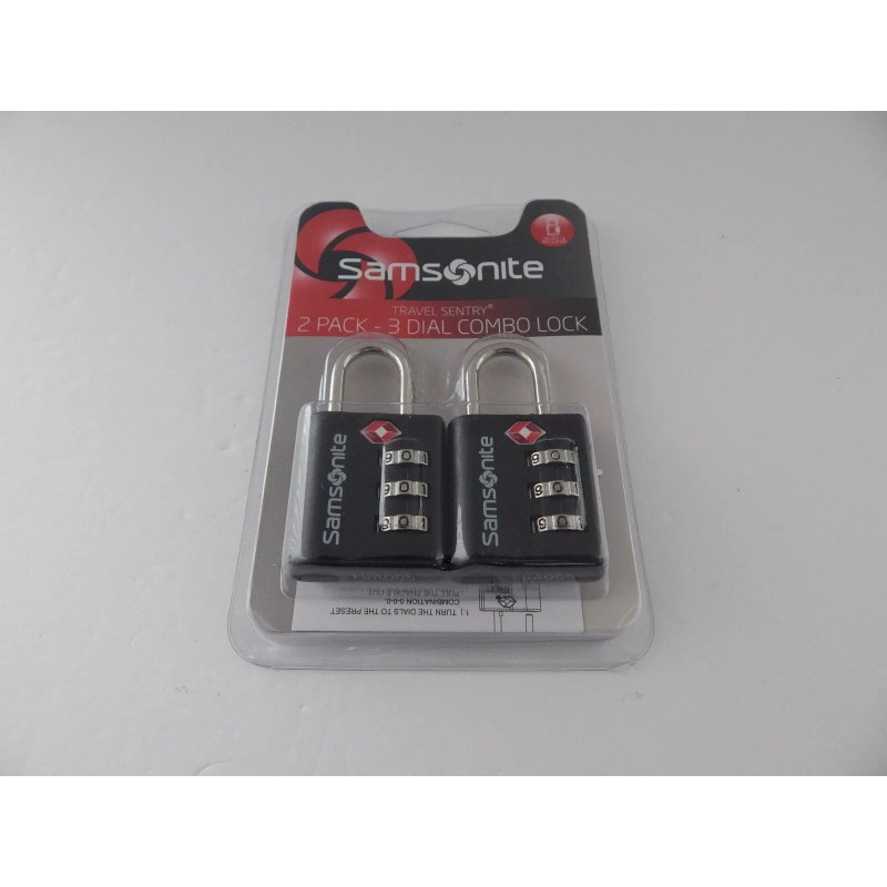 Samsonite New Samsonite Travel Sentry 2 Pack 3 Dial Combination