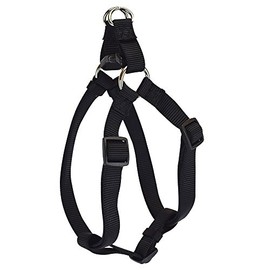Hamilton Adjustable No Pull Step in Dog Harness, Small 5/8" x 12-20" for Small Breed Dogs, Black