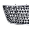 Chrome Mesh Front Lower Bumper Grill Grille Guard ABS Compatible