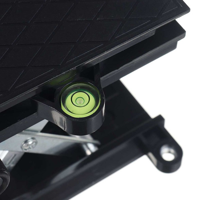 Lab Lift Stand Table Black Aluminum Automatic Leveling Rotatable Scientific
