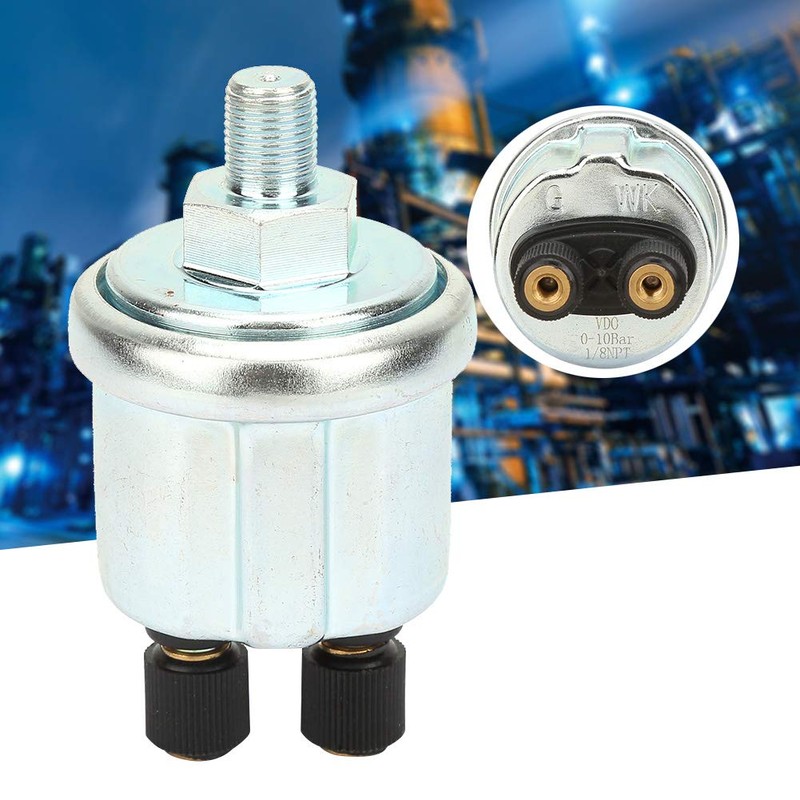 Pressure Sensor 1/8 NPTF Oil Pressure Sensor Car Double Thread