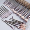 Maange Pcs Brochas Maquillaje Profesionales Estuche Base Facial Sintética Polvo