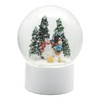 Minium Collection 20140 Snow Globe Snowman with Child on Sledge