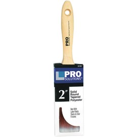 Pro Solutions 22120 SRT Polyester Paint Brush, Beaver Tail Handle, 2" Flat Sash