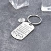 Blerameng New Dad Keychain Baby for New Dad Father's Day
