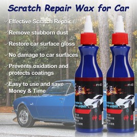 2024 Car Scratches Remover, Scratch Repair Wax for Cars,Ultimate Paint Restorer,Paint Scratch Repair Agent,Deep Scratch Repair Kit for Cars, F1-Cc Car Paint Scratch Remover(2PCS)