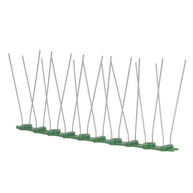 12Pcs Stainless Steel Bird Deterrent Spikes 25cm Anti Cat Crawling