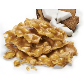 AvenueSweets - Handcrafted Old Fashioned Dairy Free Vegan Nut Brittle - 3 x 7 oz Boxes - Peanut