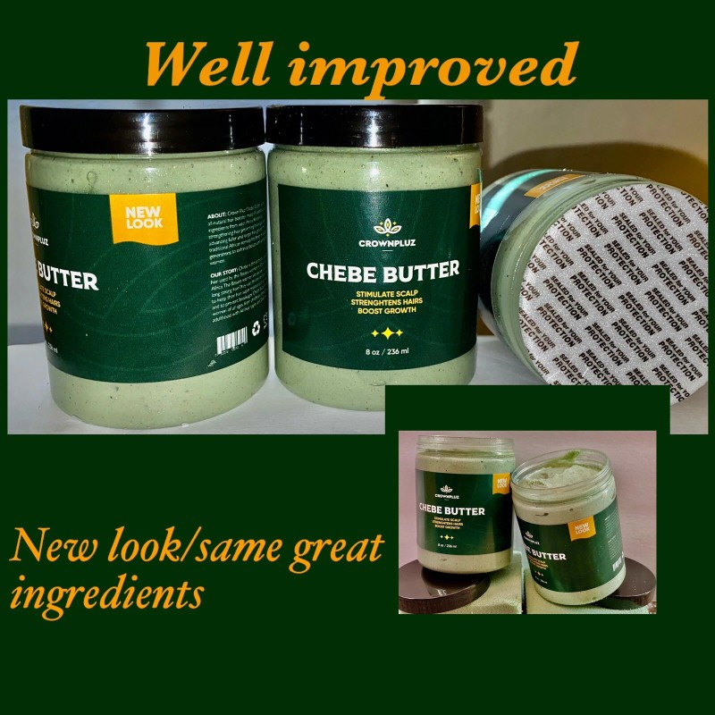 100% Pure Chebe Hair Loss Butter/Massive growth/Moistur