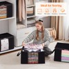 Lifewit 4 Pack Large Clothes Storage Bags Boxes with Lids,