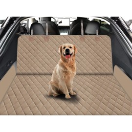 GXT Dog Back Seat Cover Protector for Cars SUV and Trucks with Mesh Window, Scratchproof Nonslip and Waterproof Material