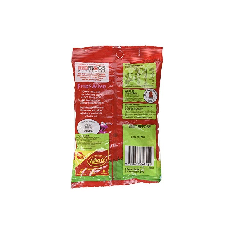 Allens Frogs Alive Jellies 190g