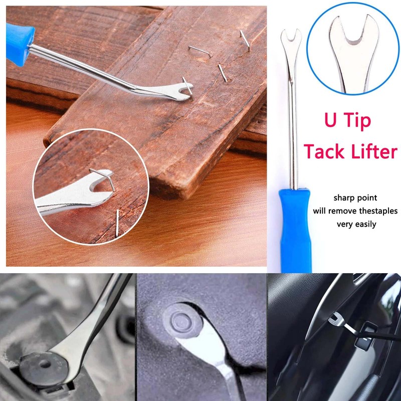 Construction and Upholstery Staple Remover Tack Puller Nail Remover Tool