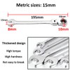 MOCNT Flexible Combination Spanner Ring Spanner Set Spanner Ring Ratchet