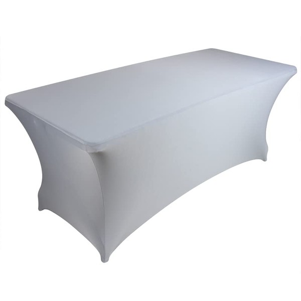 banquetbay Spandex Fitted Stretch Table Cover for 6ft Folding Table,