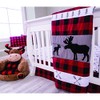 Trend Lab Red and Black Buffalo Check Hamper Sets, Multi