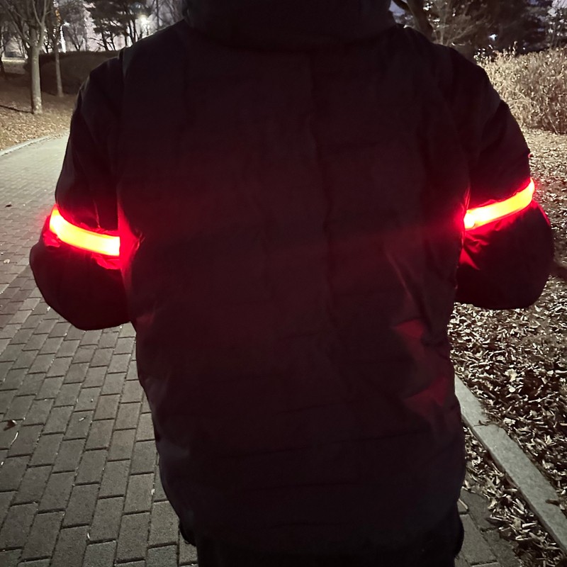 라우넨 LED 야간 라이트 암밴드 러닝 라이딩 안전등 Raunen LED