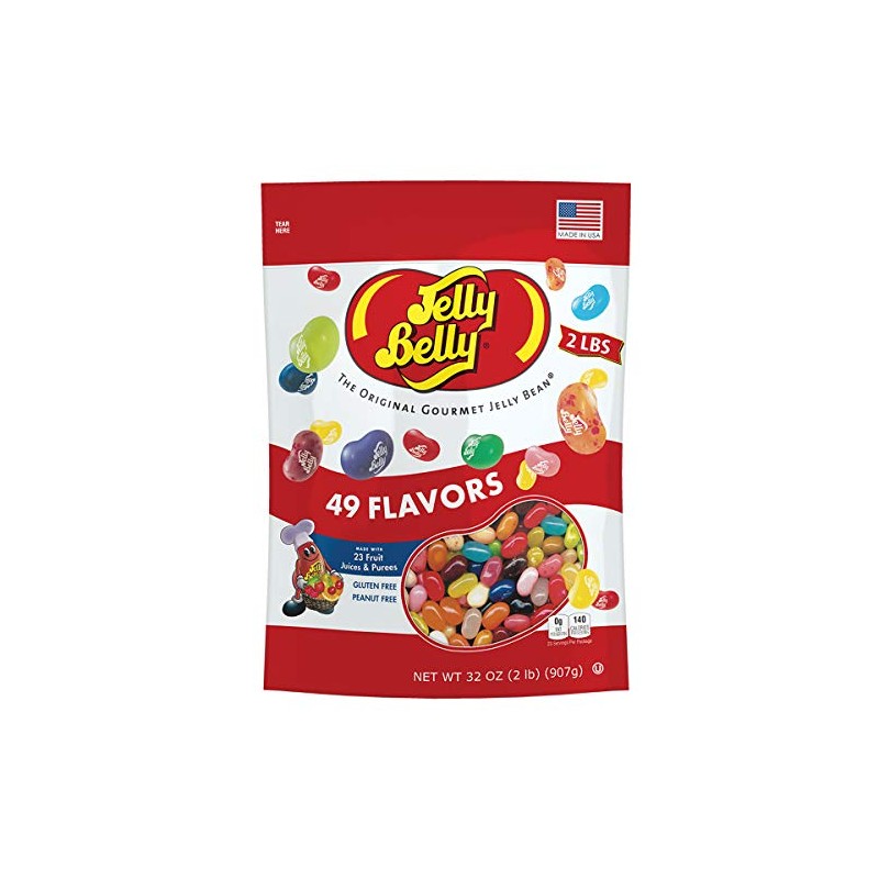 Jelly Belly Jelly Beans, 49 Flavors, 2 Pound (Pack of