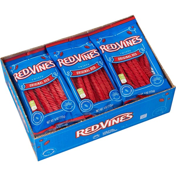 Bulk Pack Candy (Red Vines, 4 oz Bags, 15-pack)
