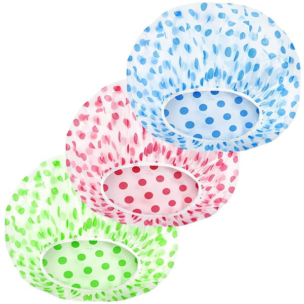 MZD8391 Shower Cap, Reusable Shower Hat Bath Caps - Waterproof