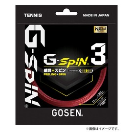 Gosen GOSEN Tennis String G-SPIN3 17 G-Spin 3 17 66.6 ft (220 m) Roll TSGS312 Will be released at the end of October ※ Reservation