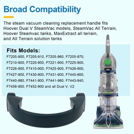 Handle for Hoover Supply Tank 39457062 - Steam Vacuum Canister Handle Compatible with Hoover Dual V SteamVac, MaxExtract All Terrain & Steam Vac Models, Fits All Hoover Steamvac Tanks & Dual V-1 Pack