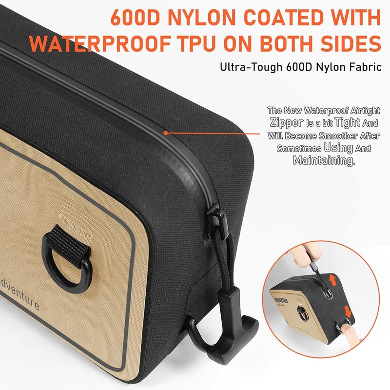 ROCONTRIP - Bolsa seca 100 % impermeable, paquete de cintura
