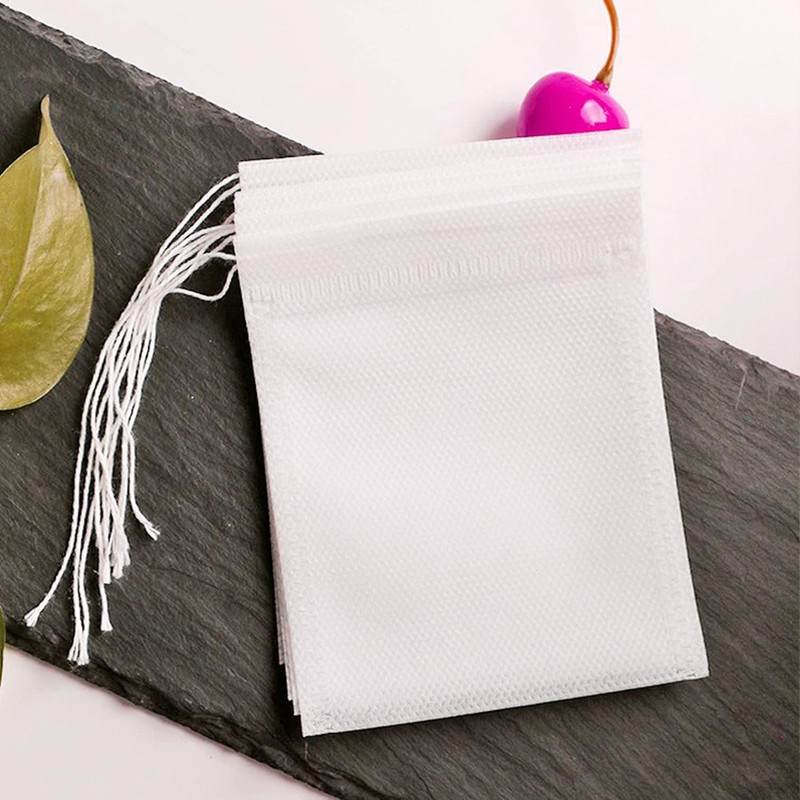 Yzurbu 200pcs 4''x6'' Tea Filter Bags for Loose Leaf Tea,