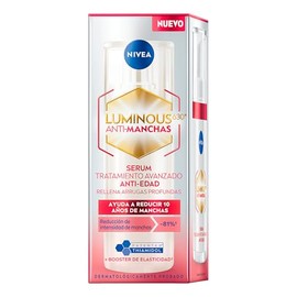 NIVEA LUMINOUS630 Anti-manchas Serum Facial Anti-Edad (30 ml) - Con cido Hialurnico y boost de colgeno, para una Piel Luminosa y visiblemente ms...   